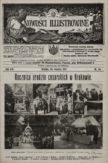 Nowości Illustrowane. 1917, nr 34