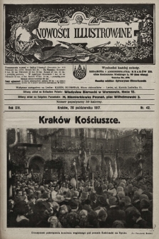 Nowości Illustrowane. 1917, nr 42