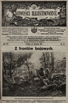 Nowości Illustrowane. 1917, nr 47