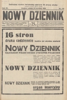 Nowy Dziennik. 1932, nr 110