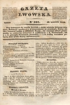 Gazeta Lwowska. 1842, nr 107