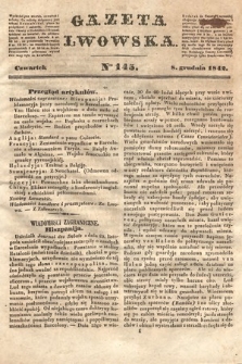 Gazeta Lwowska. 1842, nr 145