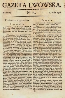 Gazeta Lwowska. 1816, nr 70