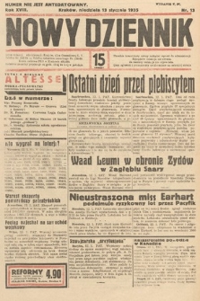Nowy Dziennik. 1935, nr 13