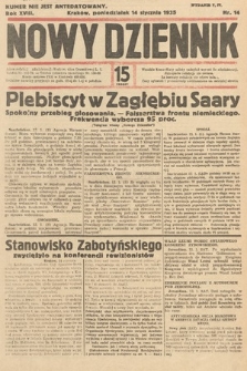 Nowy Dziennik. 1935, nr 14