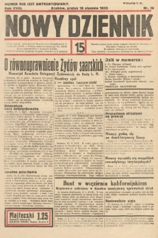 Nowy Dziennik. 1935, nr 18