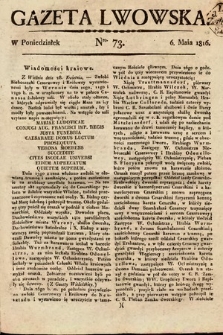 Gazeta Lwowska. 1816, nr 73