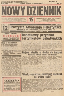 Nowy Dziennik. 1935, nr 43
