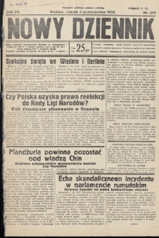 Nowy Dziennik. 1932, nr 271