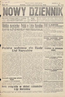 Nowy Dziennik. 1932, nr 272