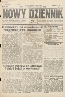 Nowy Dziennik. 1932, nr 274