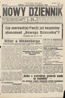 Nowy Dziennik. 1932, nr 316