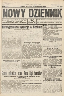 Nowy Dziennik. 1932, nr 319