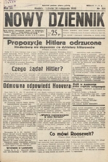 Nowy Dziennik. 1932, nr 321