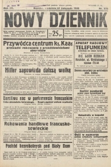Nowy Dziennik. 1932, nr 322