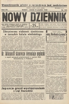Nowy Dziennik. 1932, nr 335