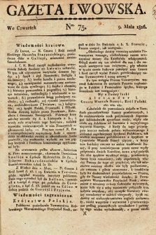 Gazeta Lwowska. 1816, nr 75