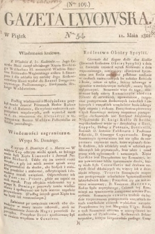 Gazeta Lwowska. 1821, nr 54