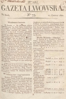 Gazeta Lwowska. 1821, nr 73