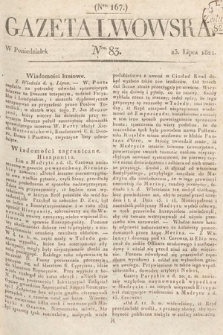 Gazeta Lwowska. 1821, nr 83