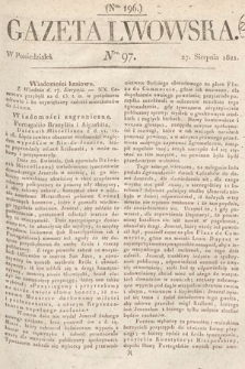 Gazeta Lwowska. 1821, nr 97