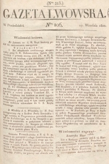 Gazeta Lwowska. 1821, nr 106