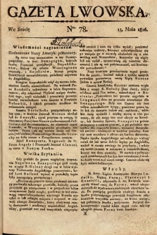 Gazeta Lwowska. 1816, nr 78