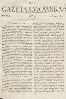 Gazeta Lwowska. 1822, nr 4