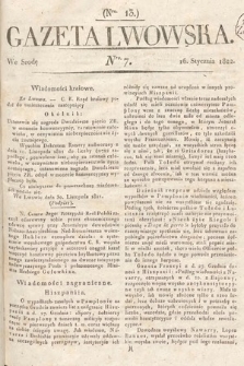 Gazeta Lwowska. 1822, nr 7