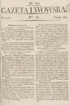 Gazeta Lwowska. 1822, nr 16