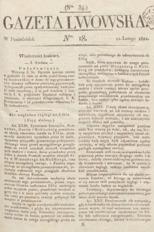 Gazeta Lwowska. 1822, nr 18