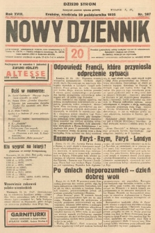Nowy Dziennik. 1935, nr 287