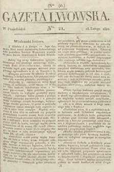 Gazeta Lwowska. 1822, nr 21