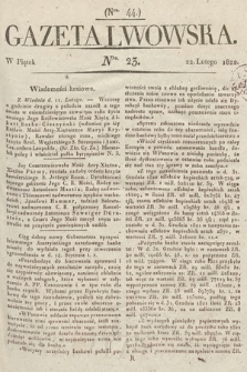 Gazeta Lwowska. 1822, nr 23