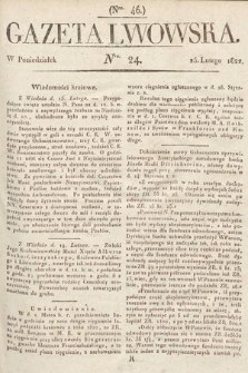 Gazeta Lwowska. 1822, nr 24
