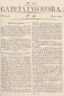 Gazeta Lwowska. 1822, nr 28