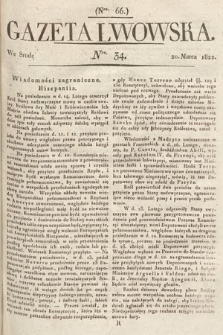 Gazeta Lwowska. 1822, nr 34