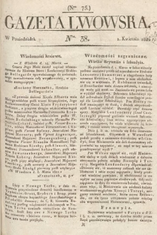 Gazeta Lwowska. 1822, nr 38