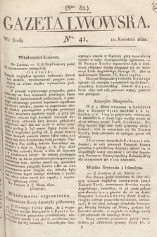 Gazeta Lwowska. 1822, nr 41