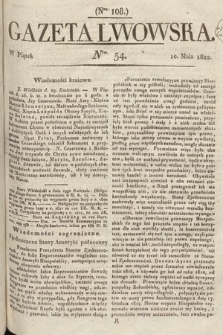 Gazeta Lwowska. 1822, nr 54