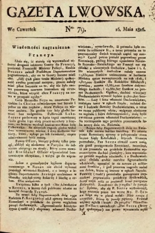 Gazeta Lwowska. 1816, nr 79