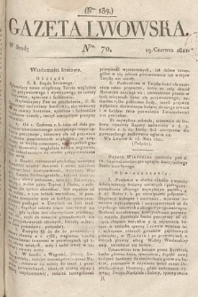 Gazeta Lwowska. 1822, nr 70