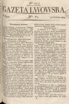 Gazeta Lwowska. 1822, nr 71