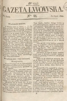 Gazeta Lwowska. 1822, nr 88