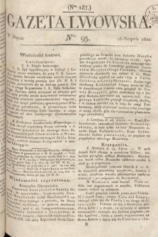 Gazeta Lwowska. 1822, nr 95