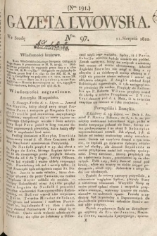Gazeta Lwowska. 1822, nr 97