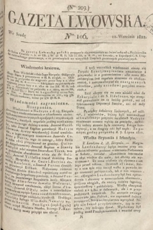 Gazeta Lwowska. 1822, nr 106