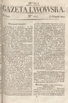 Gazeta Lwowska. 1822, nr 107
