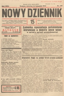 Nowy Dziennik. 1935, nr 319