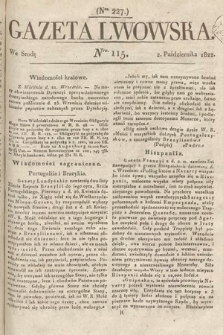 Gazeta Lwowska. 1822, nr 115